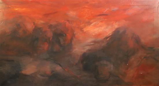 § Anthony Fry (1927-2016) Group of heads 1962 20 x 36in.